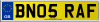 BN05 RAF