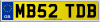 MB52 TDB