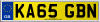 KA65 GBN