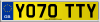 YO70 TTY